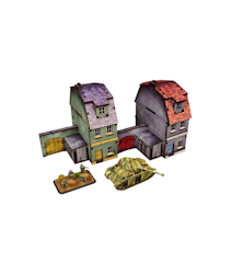 Pre-Painted WW2 NORMANDY TOWNHOUSE 1 (15MM)- H00172