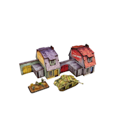 Pre-Painted WW2 NORMANDY TOWNHOUSE 1 (15MM)- H00172