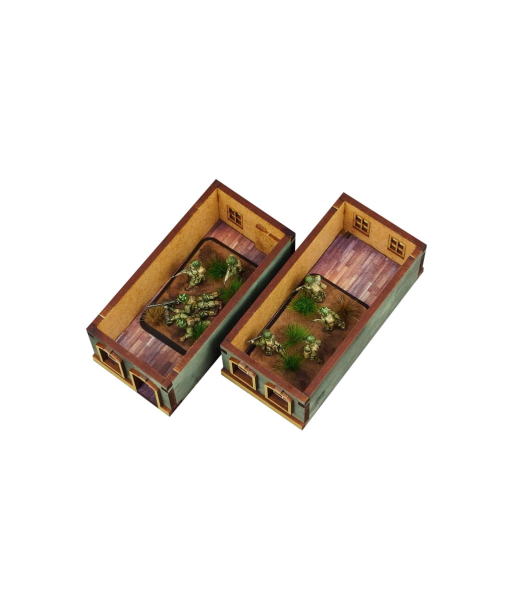 Pre-Painted WW2 NORMANDY TOWNHOUSE 1 (15MM)- H00172