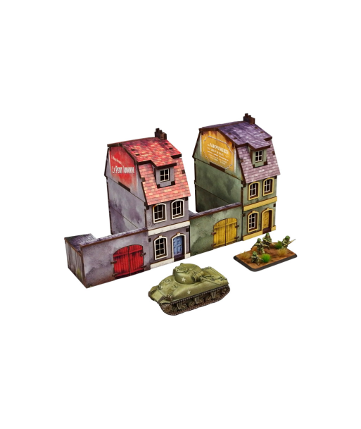 Pre-Painted WW2 NORMANDY TOWNHOUSE 1 (15MM)- H00172