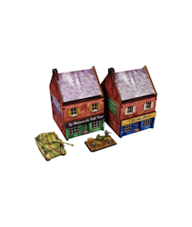 Pre-Painted WW2 NORMANDY CAFE (15MM) - H00170