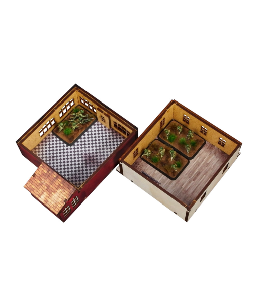 Pre-Painted WW2 NORMANDY RESTAURANT (15MM) - H00171