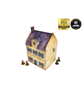 Pre-Painted WW2 NORMANDY TOWNHOUSE 3 (28MM / 1:56) - H00127