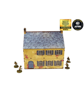 Pre-Painted WW2 NORMANDY TOWNHOUSE 2 (28MM / 1:56) - H00126