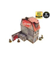 Pre-Painted WW2 NORMANDY TOWNHOUSE 1 (28MM / 1:56) - H00125