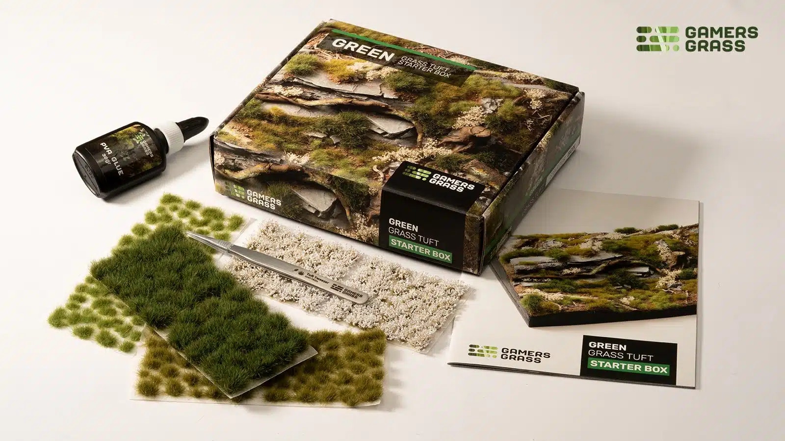 Green Grass Tuft Starter Box - GGSB-G