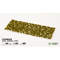 Dry Green Tufts 2mm - GG2-DGR