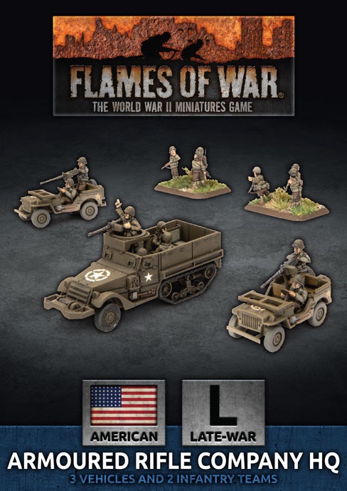 Armoured Rifle Company HQ (Plastic) - UBX74