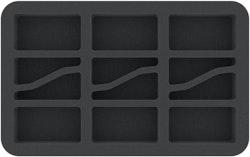 HS035A017 Feldherr foam tray for Flames of War - 6 tanks - medium bases