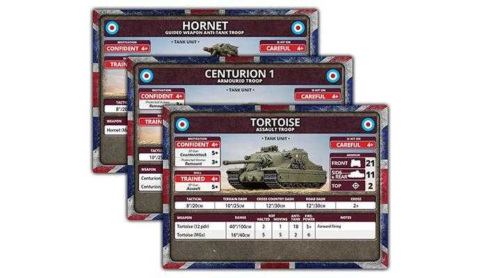Late War Leviathans: British Unit Cards - FW276BU