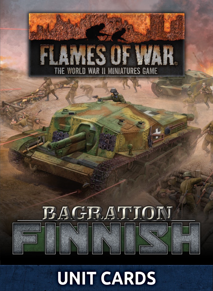 Bagration: Finnish Unit Cards - FW269FU