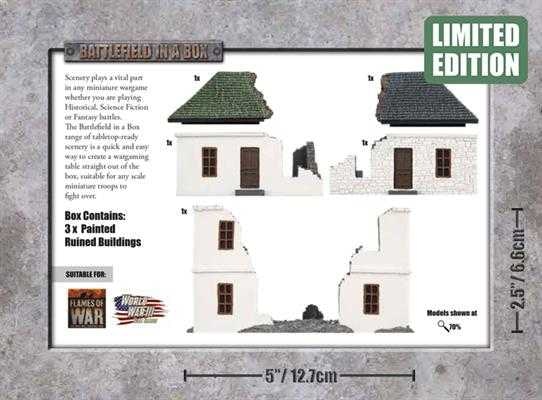Battlefield in a Box: Ruined Buildings (Limited Edition) - BB199-B