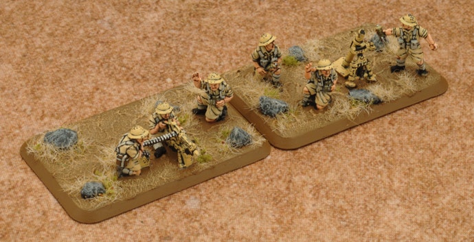 MMG Platoon & Mortar Section (Plastic) - BR754
