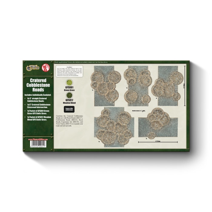 Cratered Cobblestone Roads - BB142