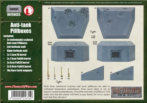 Anti-tank Pillboxes (x2) BB121