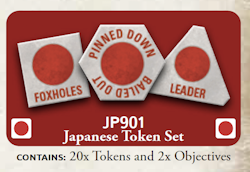 Japanese MW Tokens (x20) and Objectives (x2) - JP901