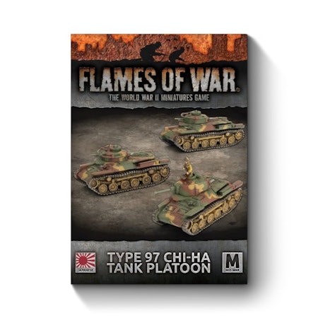 Type 97 Chi-Ha Tank Platoon (x3) - JBX17