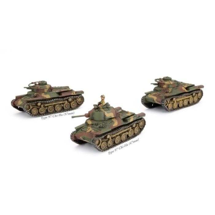 Type 97 Chi-Ha Tank Platoon (x3) - JBX17
