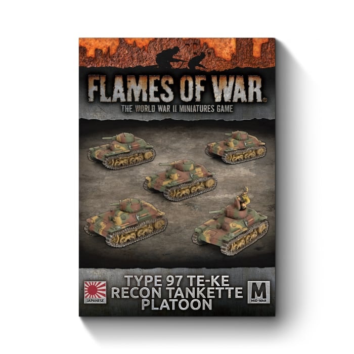 Type 97 Te-Ke Recon Tankette Platoon (x5) - JBX13