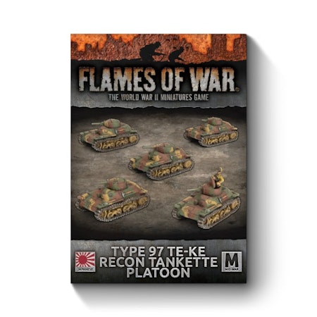 Type 97 Te-Ke Recon Tankette Platoon (x5) - JBX13