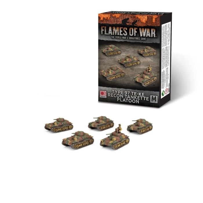 Type 97 Te-Ke Recon Tankette Platoon (x5) - JBX13