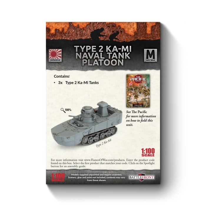 Type 2 Ka-Mi Naval Tank Platoon (x3) - JBX15