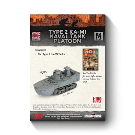 Type 2 Ka-Mi Naval Tank Platoon (x3) - JBX15