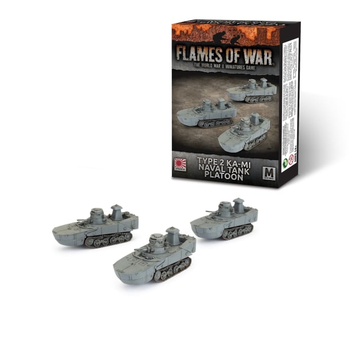 Type 2 Ka-Mi Naval Tank Platoon (x3) - JBX15