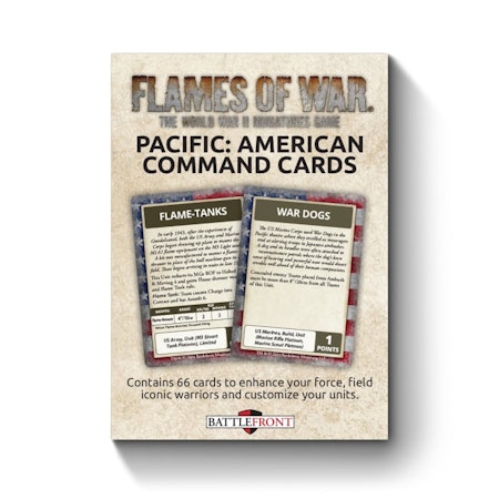 The Pacific: American Command Card Pack - FW258UC