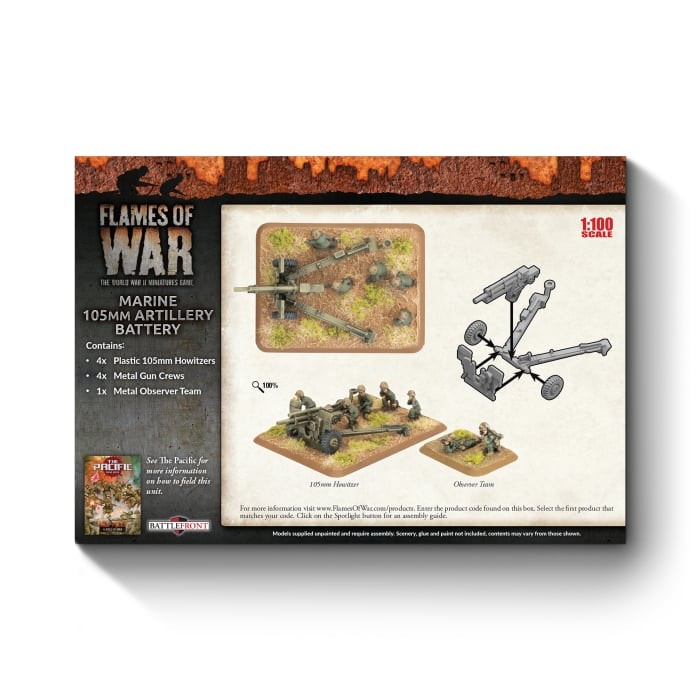 Marine 75mm Artillery Battery (x4) - UBX101