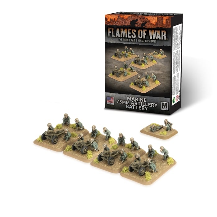Marine 75mm Artillery Battery (x4) - UBX101