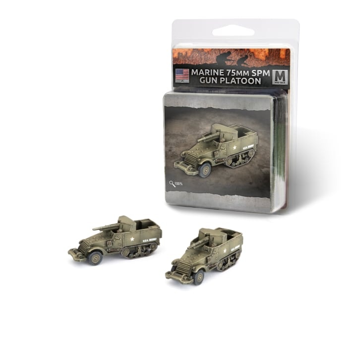 Marine 75mm SPM Self-propelled Gun Platoon - US103