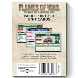 British, Australian & Indian MW Unit Card Pack (x55 Cards) - Limited Edition -FW258BU
