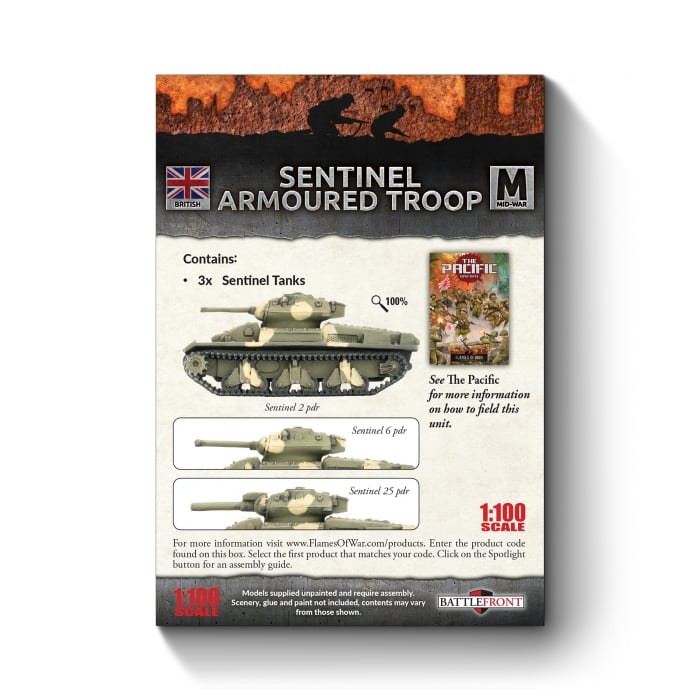 Sentinel Armoured Troop (x3) - BBX79