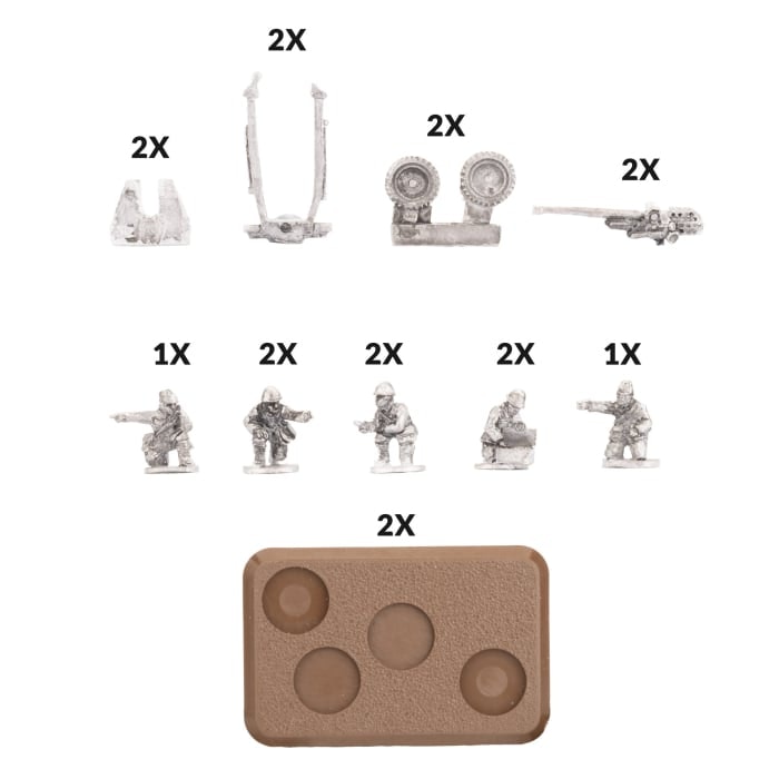 47mm Rapid-fire Gun Platoon (x2) - JP511