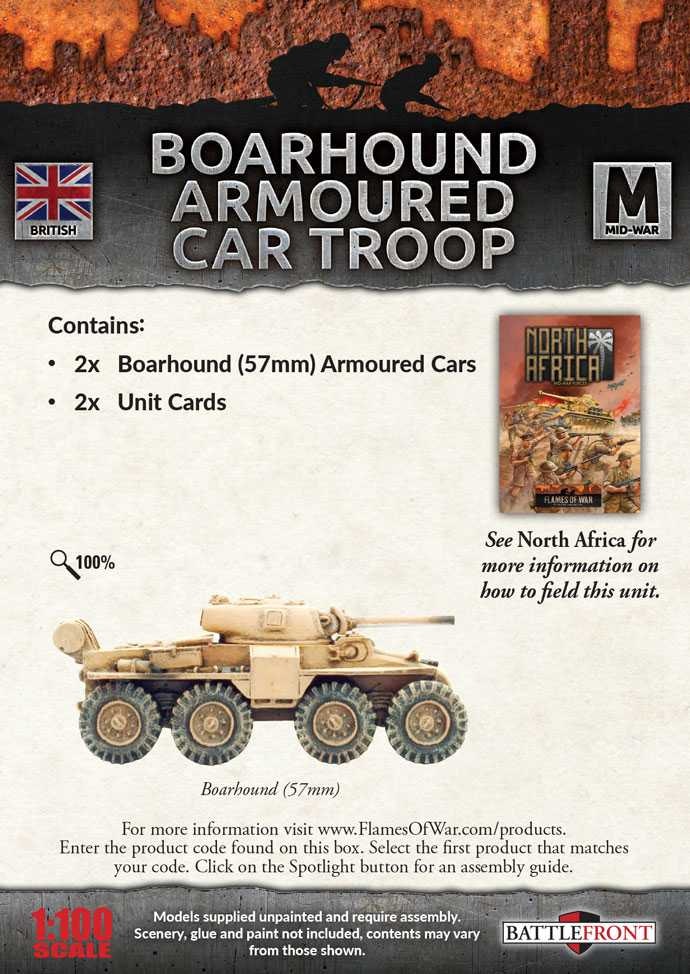 Boarhound Armoured Car Troop (x2) - BBX69
