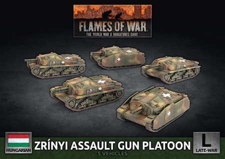 Zrinyi Assault Gun Platoon (x5) - HBX03