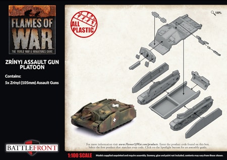 Zrinyi Assault Gun Platoon (x5) - HBX03