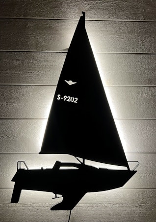 Vägglampa Segelbåt Dixie 27