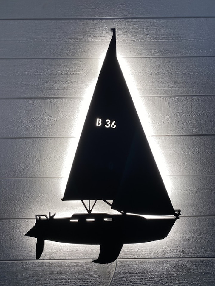 Vägglampa Segelbåt Bavaria 36