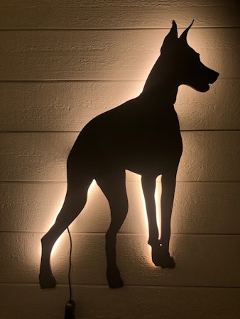 Vägglampa Dobermann