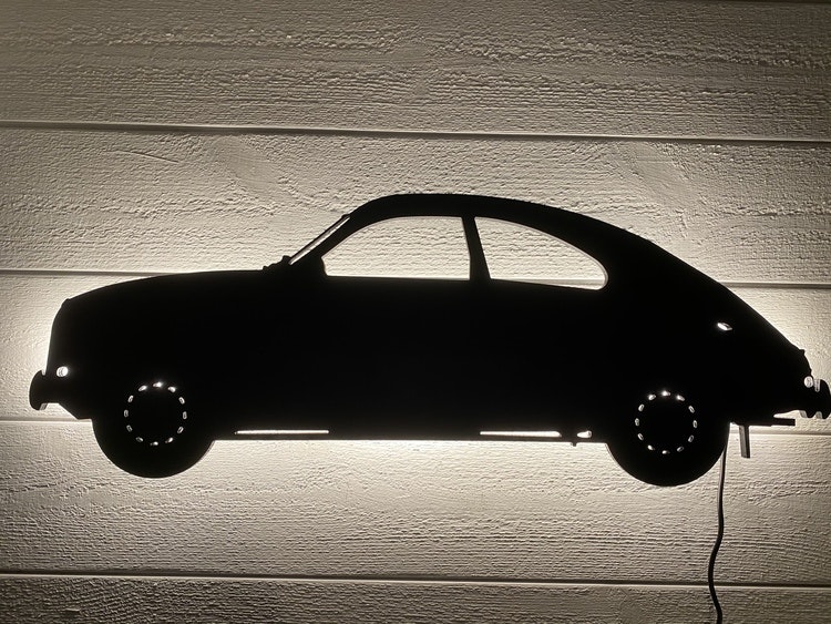 Vägglampa Bil SAAB 93 1959