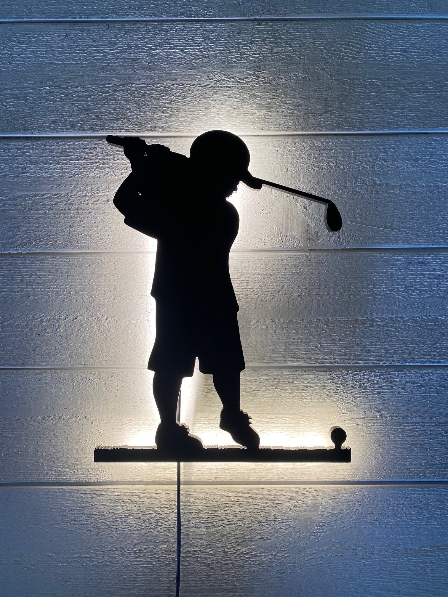 Vägglampa Golfspelare barn