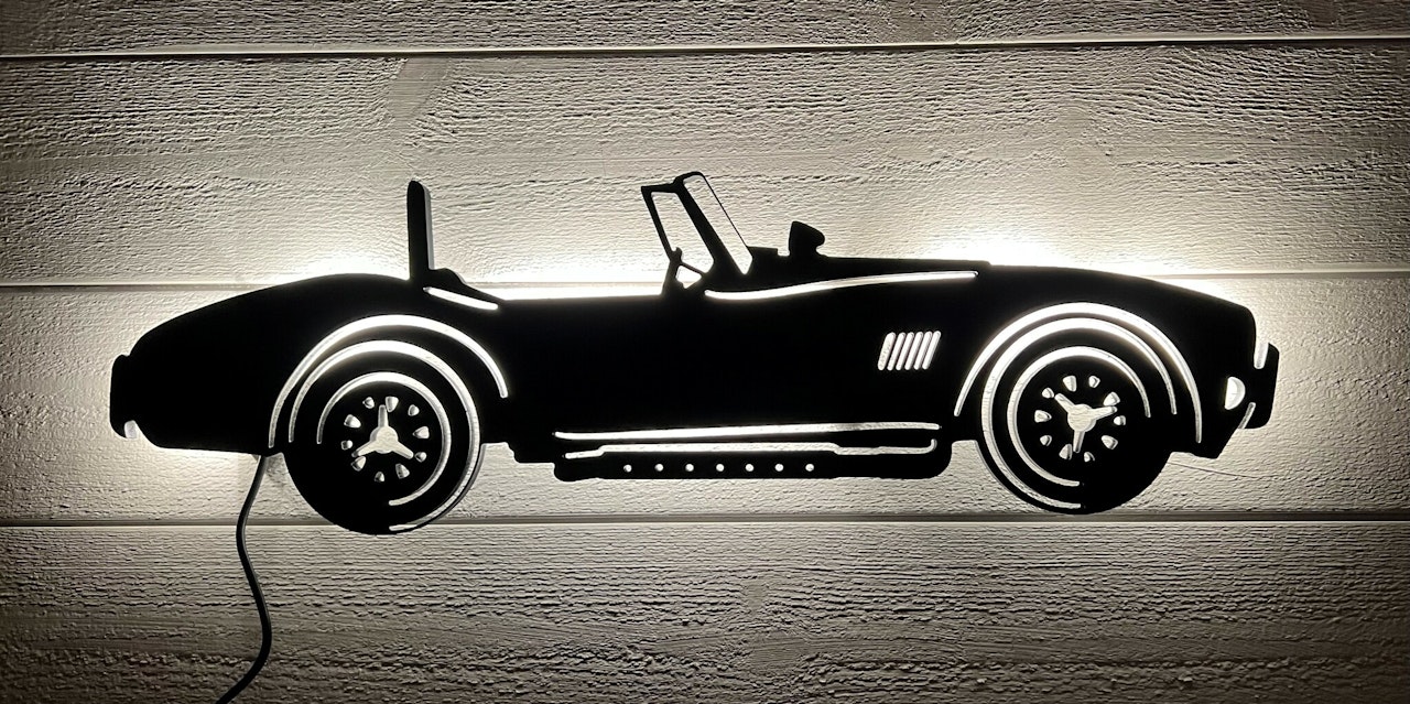 Vägglampa Bil AC Cobra 427