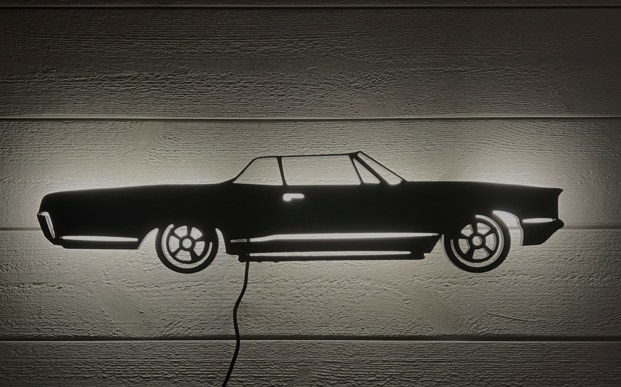 Vägglampa Bil PONTIAC Bonneville 1966