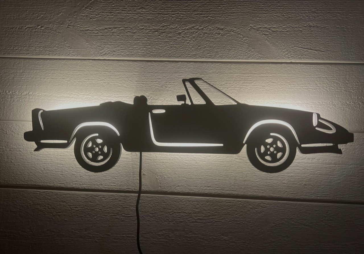 Vägglampa Bil Alfa Romeo Spider 1983