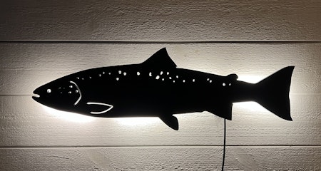 Vägglampa Fisk - LAX