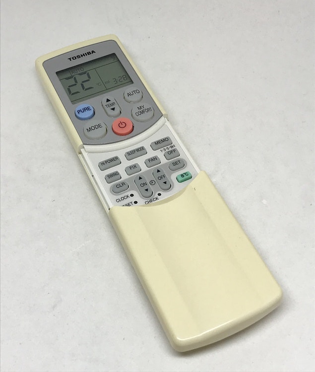 Toshiba Remote Control (WH-H03JE) - Used Spare Parts for Air Conditioners  and Heat Pumps