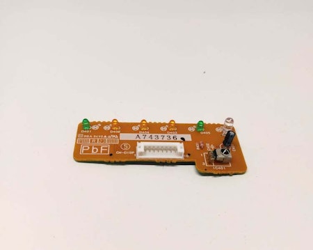 Display PCB med IR-mottagare utan lock (A743736)