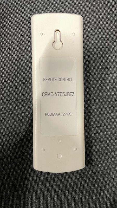 Bosch Remote Control (CRMC-A765JBEZ)